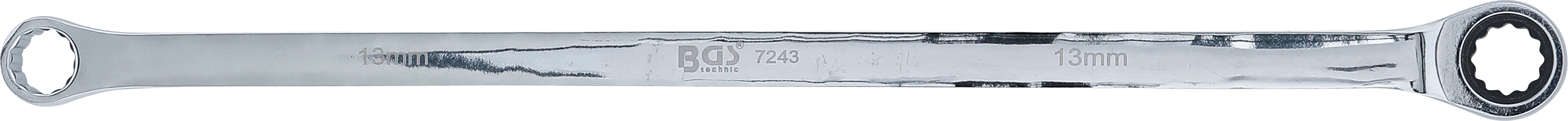 BGS Ratschenring- und Ringschlüssel | extra lang | SW 13 mm