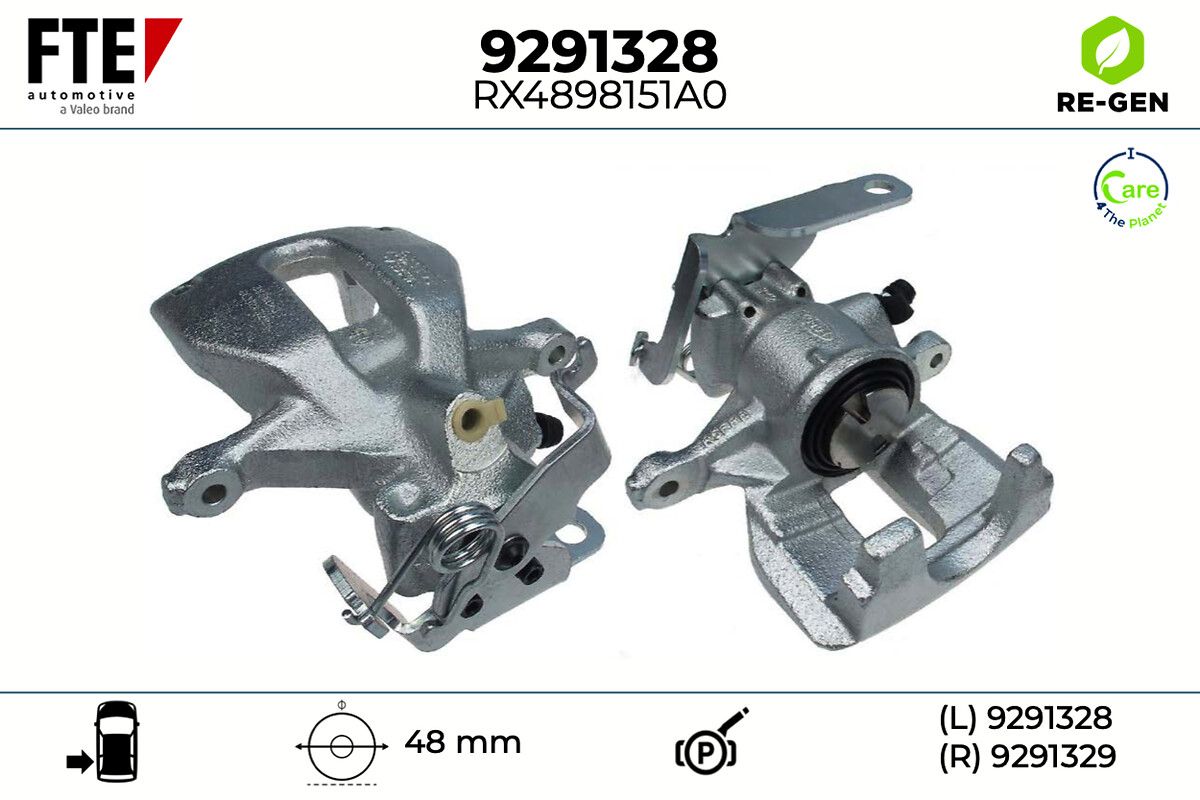 Bremssattel “FTE  , 48 mm, 16 mm”