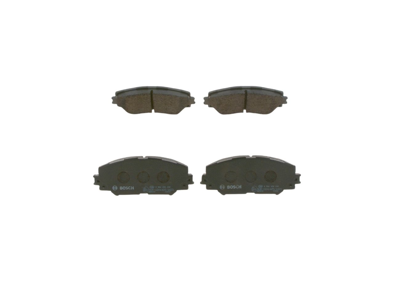 Bremsbelagsatz, Scheibenbremse