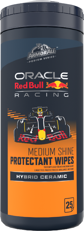 Armor All Red Bull Racing Protectant Wipes Medium Shine KunststoffPflegetücher Hybrid Ceramic 25 Stk