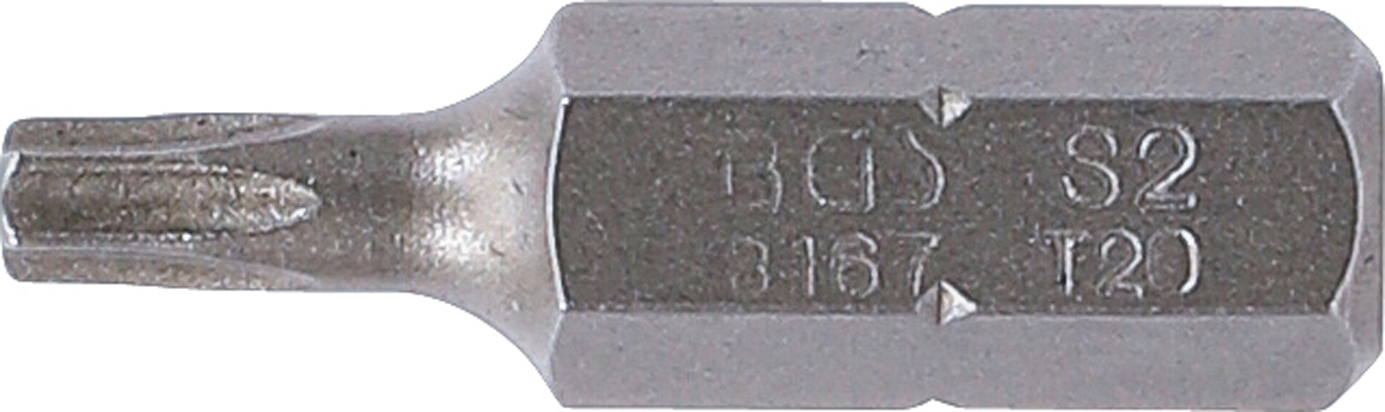 BGS Bit | Länge 30 mm | Antrieb Außensechskant 8 mm (5/16") | T-Profil (für Torx) T20