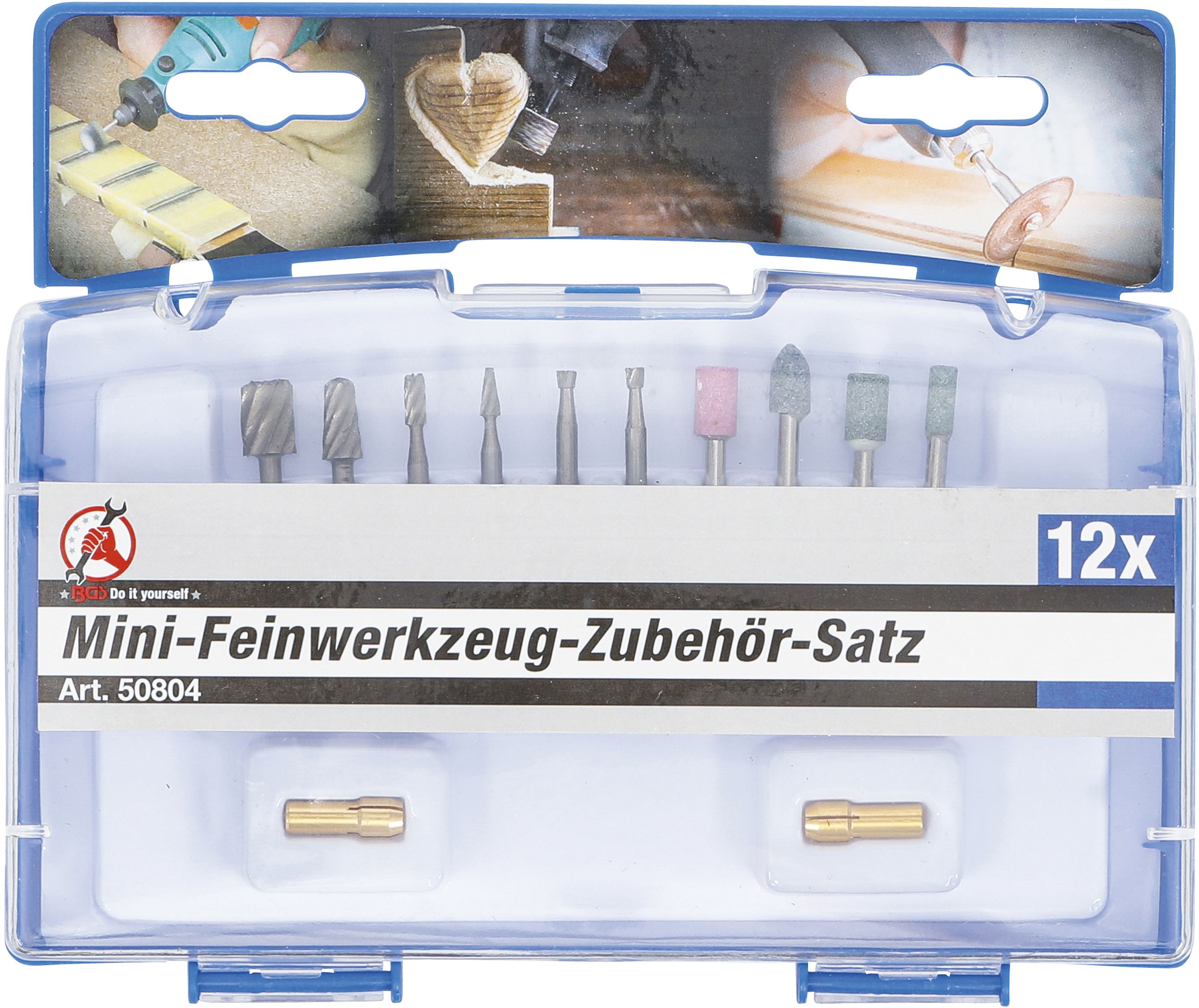 BGS Mini-Feinwerkzeug-Zubehör-Satz | 12-tlg.