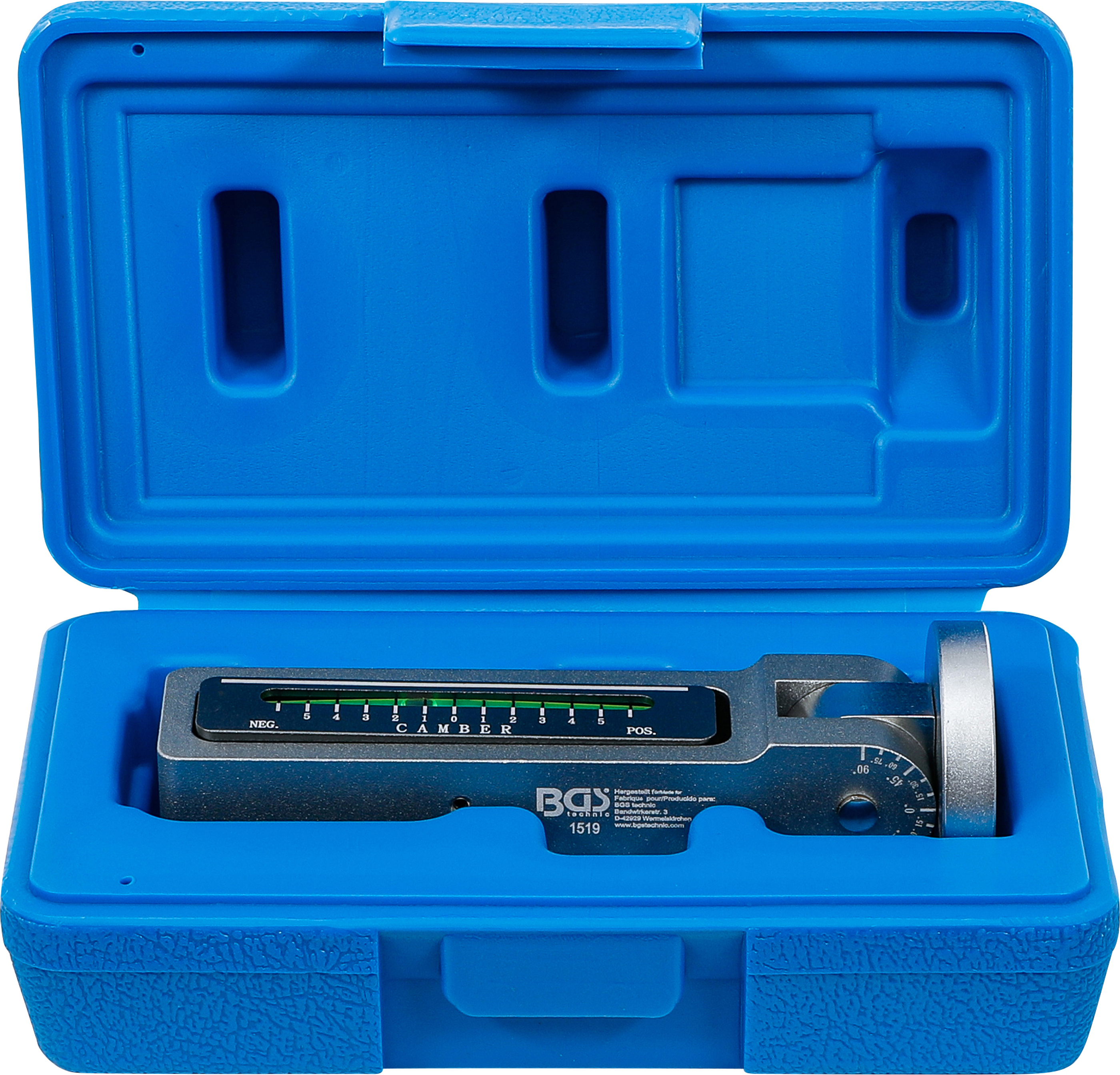 BGS Magnetisches Radsturz-Einstellwerkzeug | mit doppelter Verstellmöglichkeit