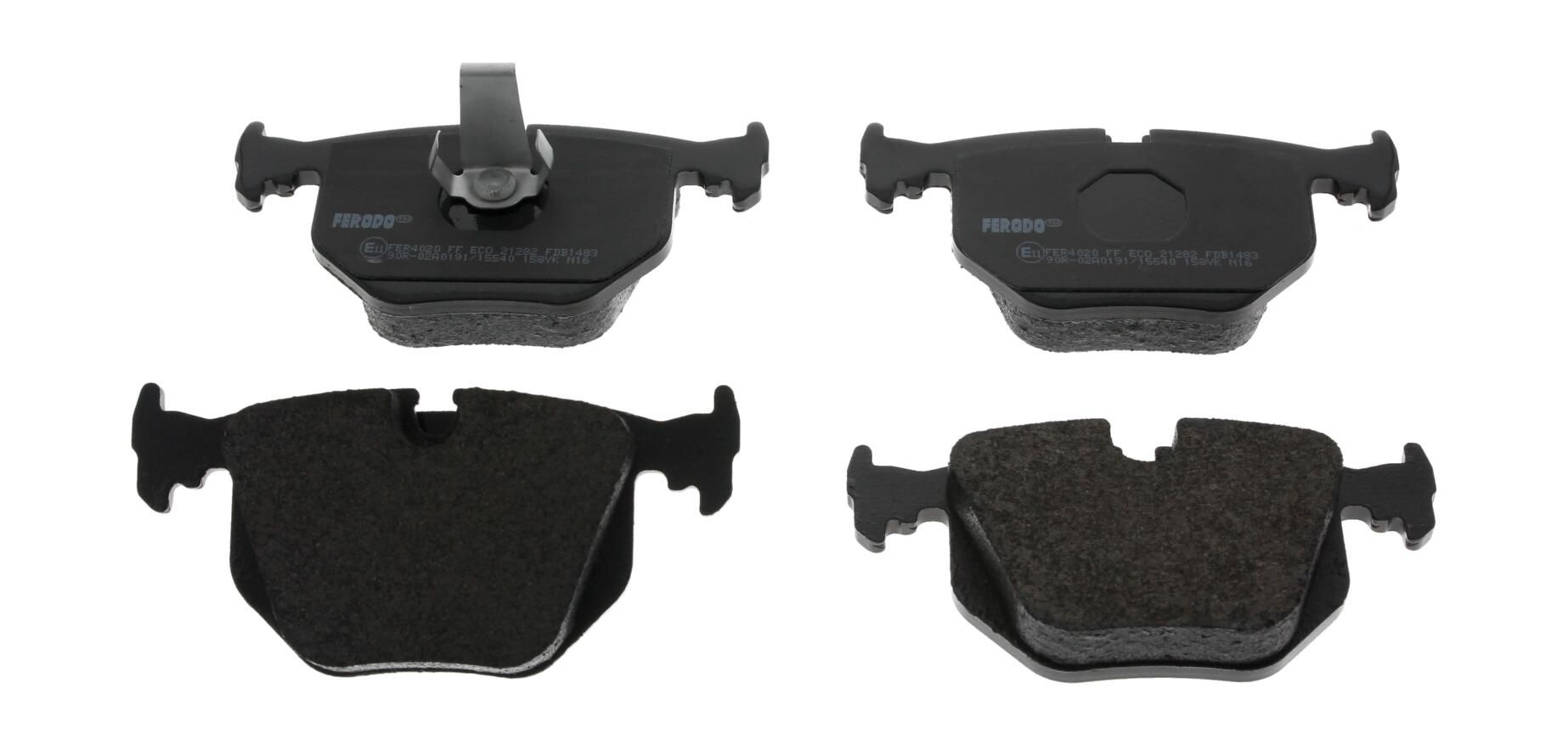 Bremsbelagsatz, Scheibenbremse