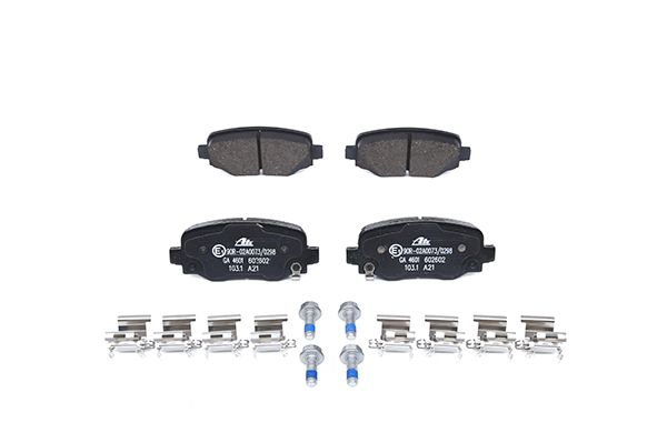 Bremsbelagsatz, Scheibenbremse