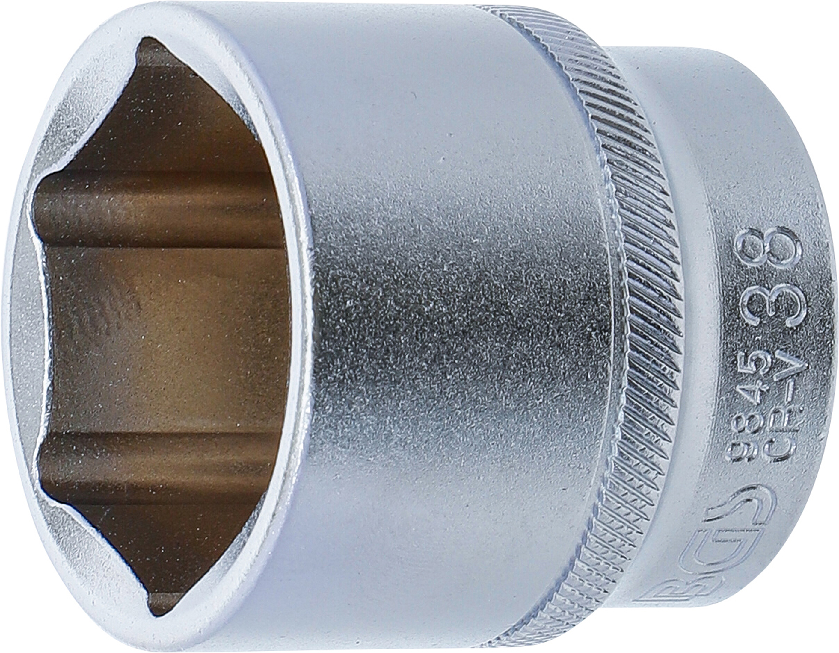 BGS Steckschlüssel-Einsatz Sechskant | Antrieb Innenvierkant 12,5 mm (1/2") | SW 38 mm