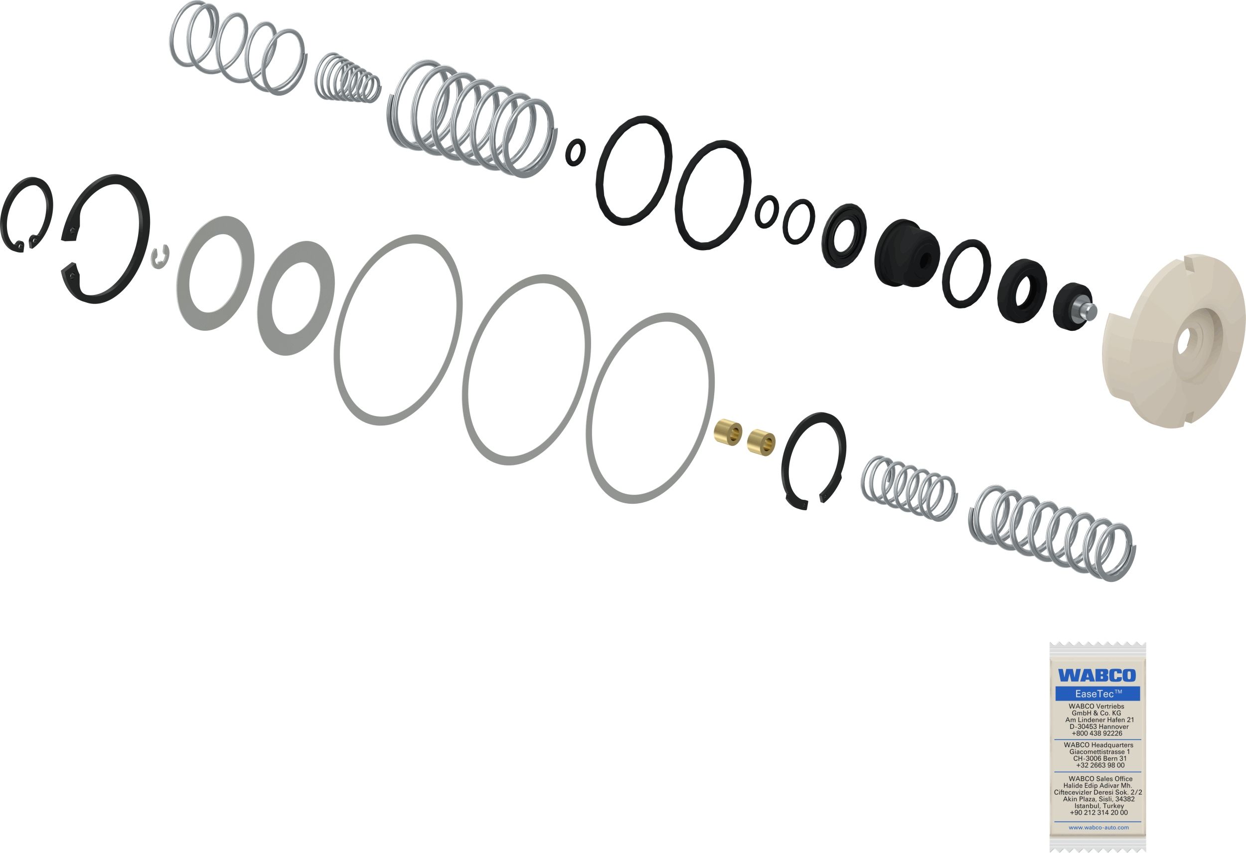 Reparatursatz, Bremsventil-Feststellbremse