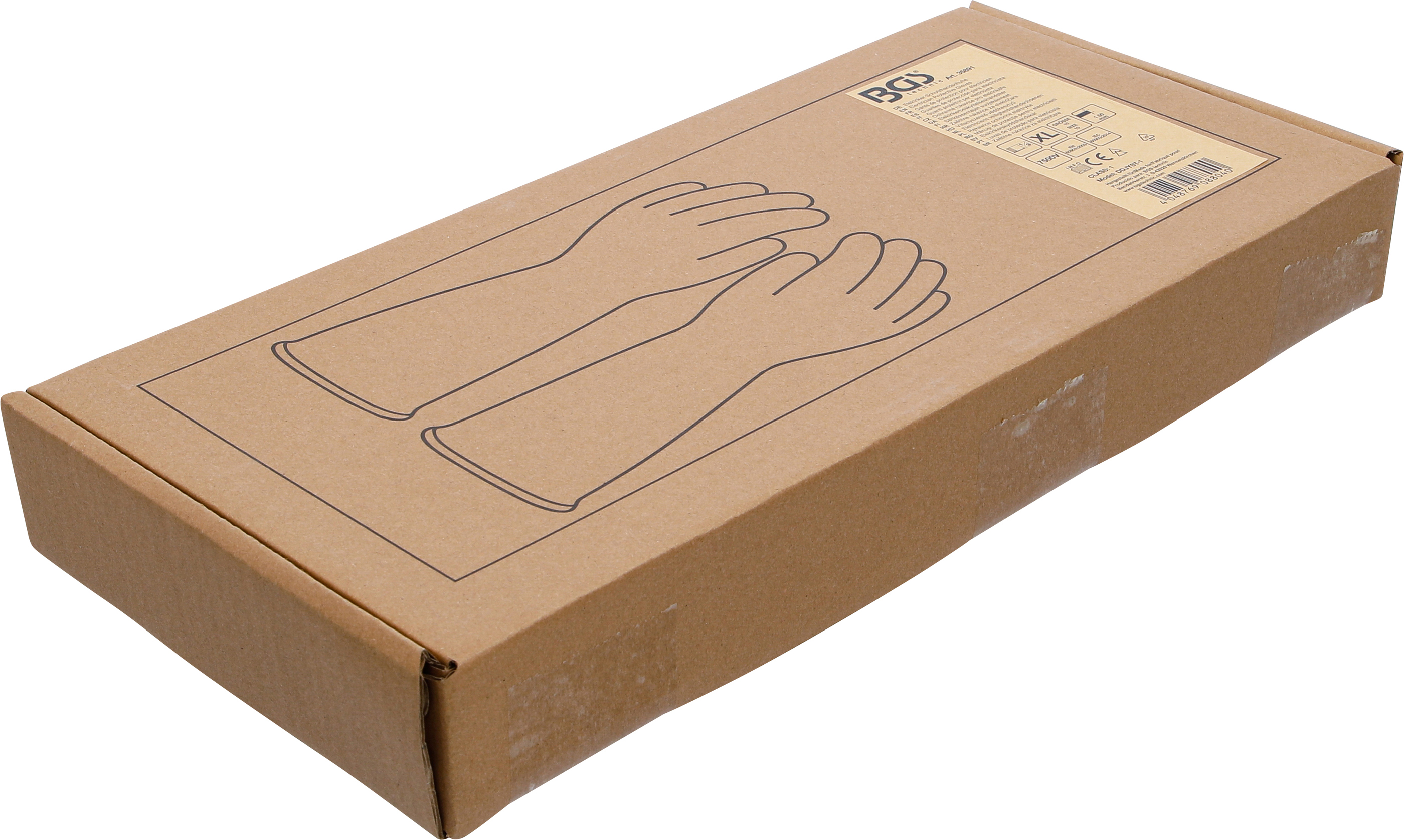 BGS Elektriker-Schutzhandschuhe | mit Naturlatex Schutzisolierung | Größe 10 (XL)