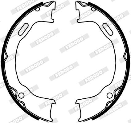 Bremsbackensatz, Feststellbremse