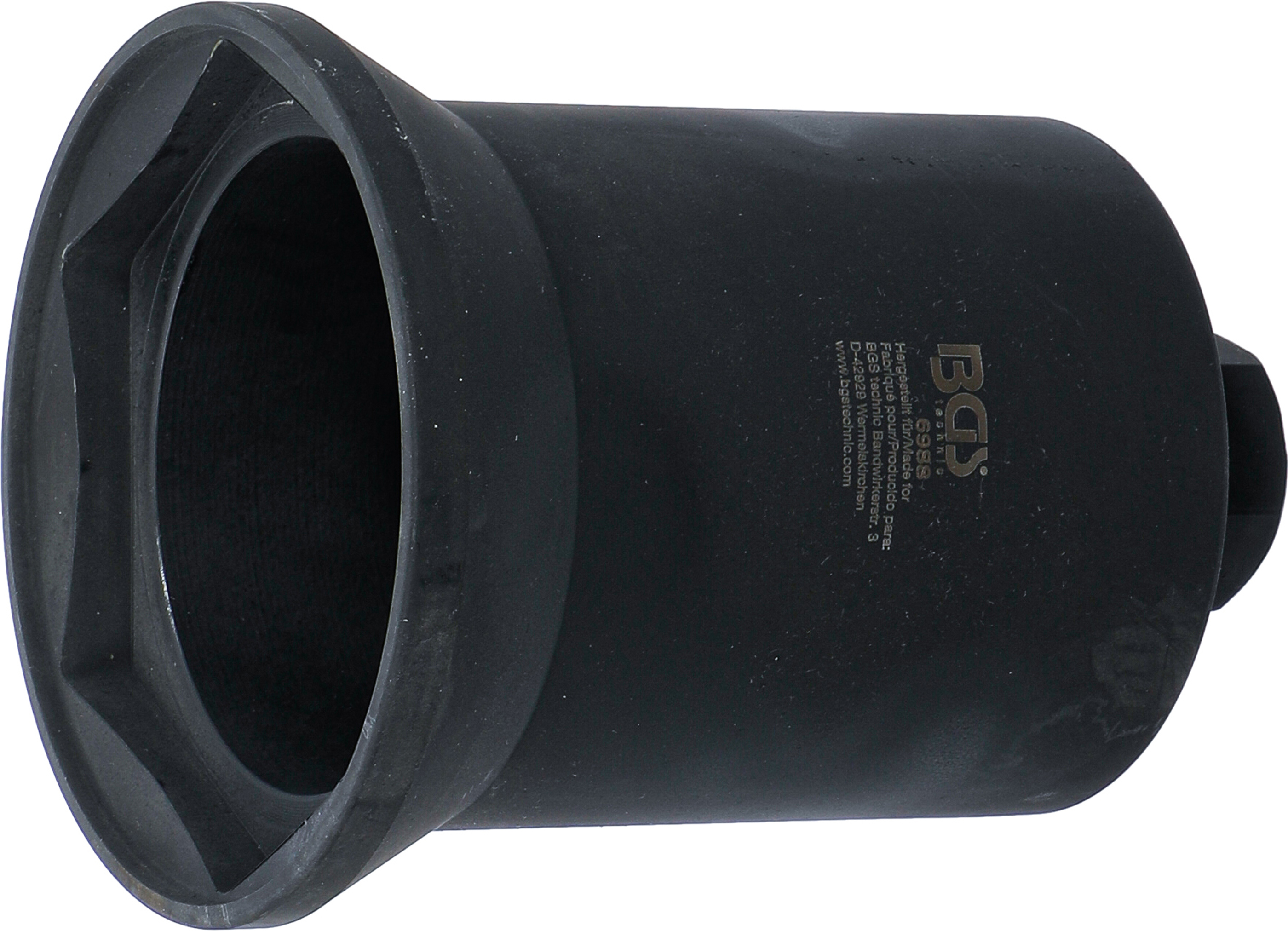 BGS Achsmuttern-Schlüssel | Sechskant | für Mercedes-Benz Anhängerachse | SW 95 mm