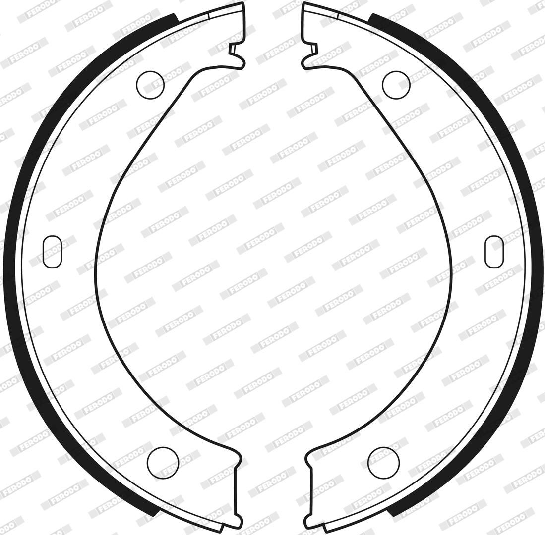 Bremsbackensatz, Feststellbremse