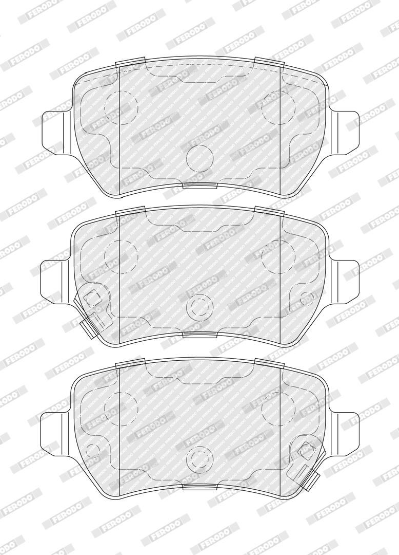 Bremsbelagsatz, Scheibenbremse