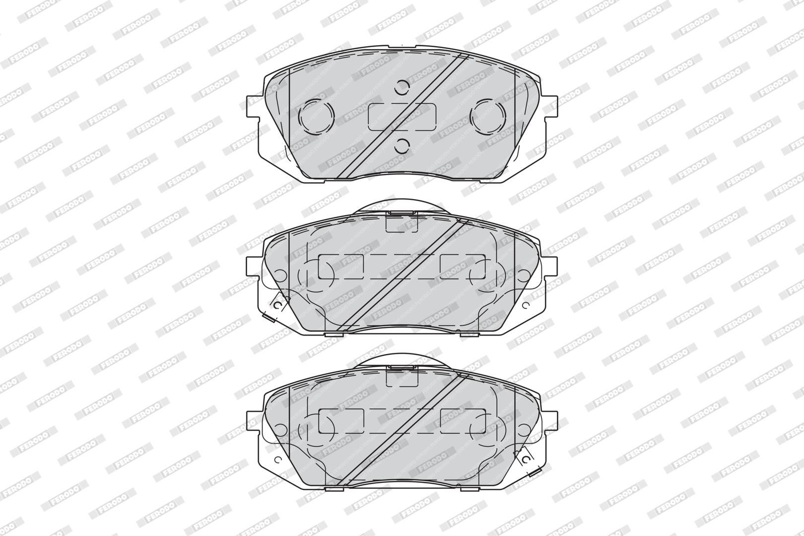 Bremsbelagsatz, Scheibenbremse