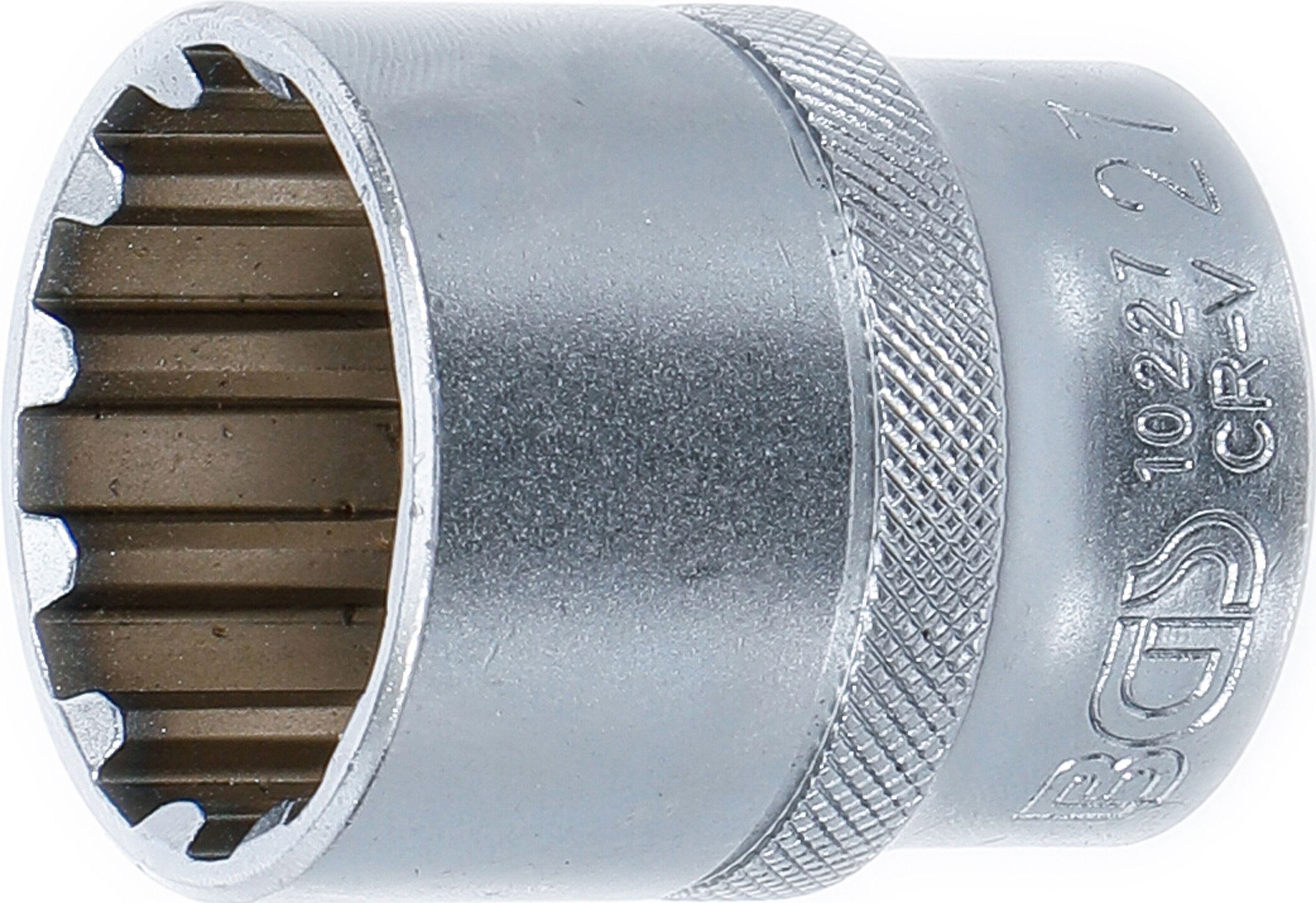 BGS Steckschlüssel-Einsatz Gear Lock | Antrieb Innenvierkant 12,5 mm (1/2") | SW 27 mm