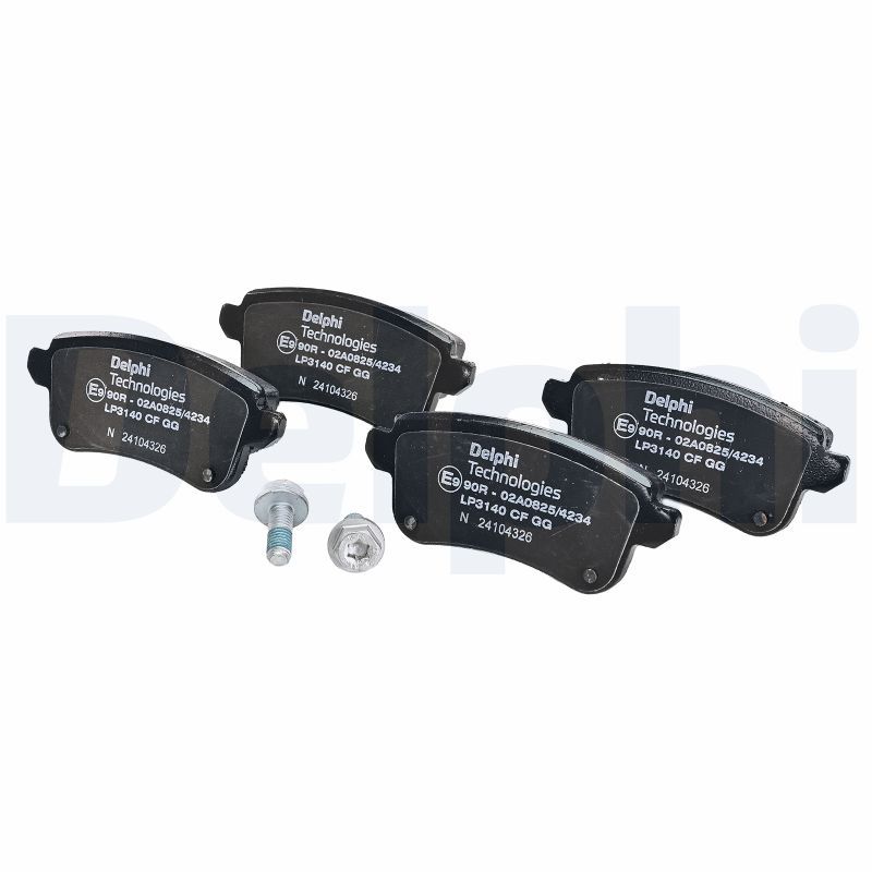 Bremsbelagsatz, Scheibenbremse