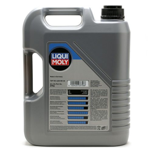 5W-30 Liqui Moly 3756 Top Tec 4600 Motoröl 5 Liter