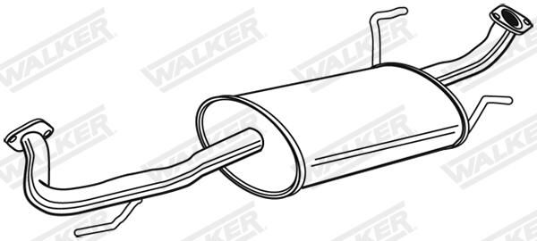 Mittelschalldämpfer