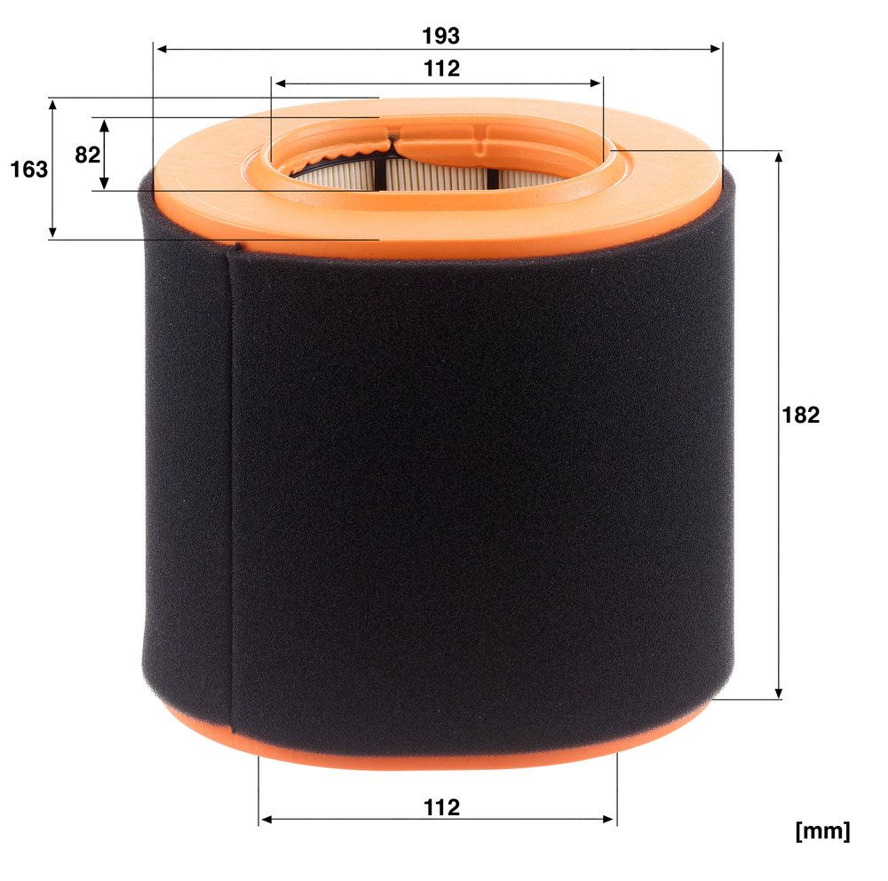 Luftfilter “MANN-FILTER Filtereinsatz , IEC 60417-6183 mechanisches Fachwissen erforderlich , 183 mm”