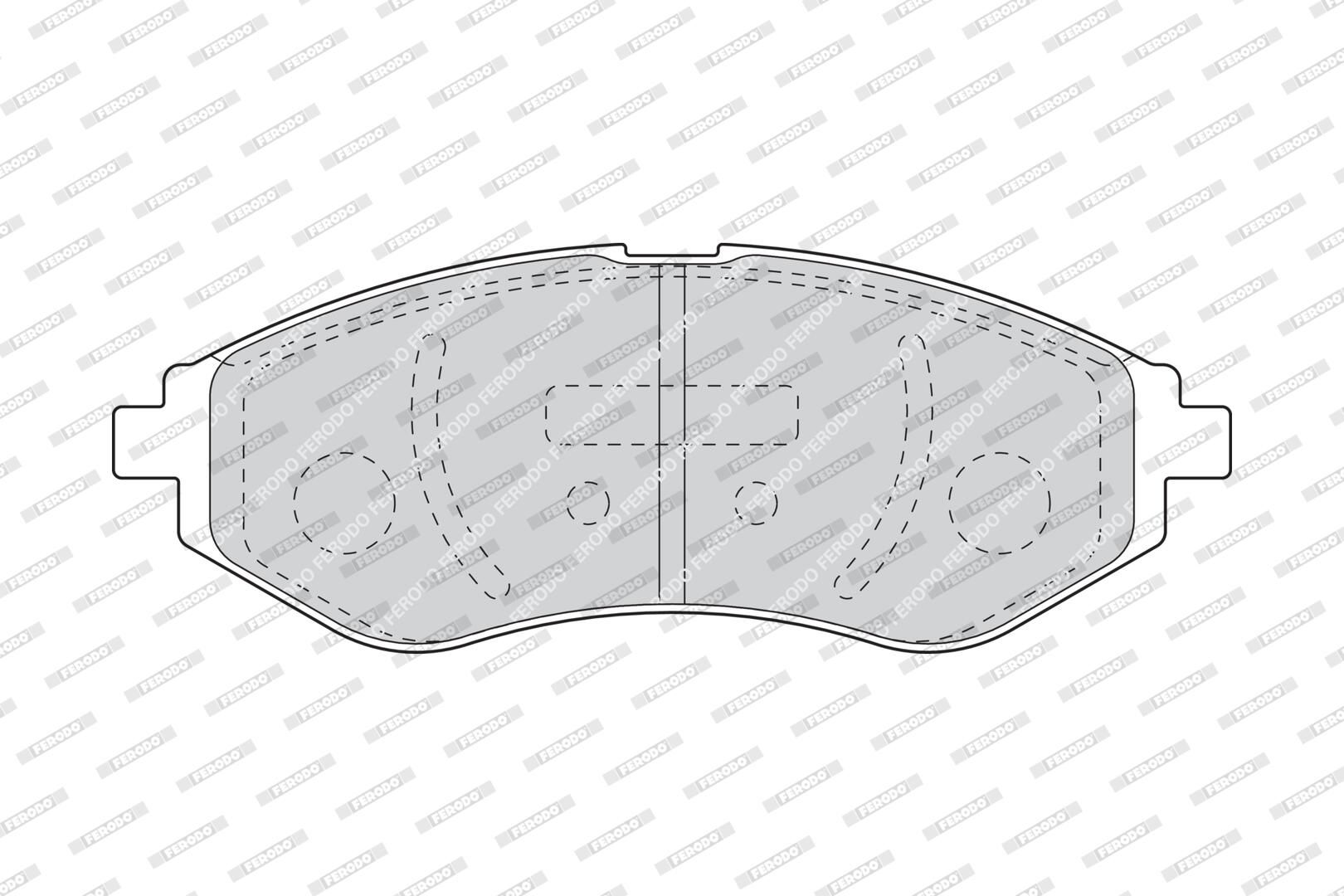 Bremsbelagsatz, Scheibenbremse
