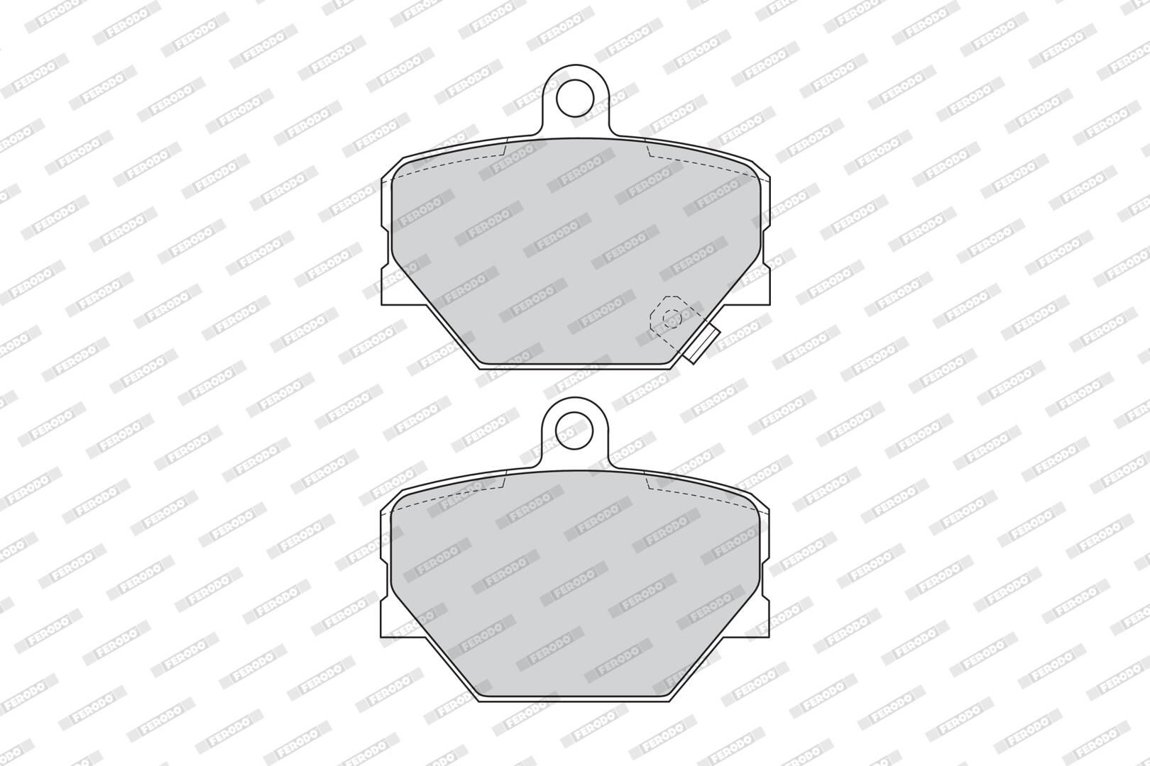 Bremsbelagsatz, Scheibenbremse