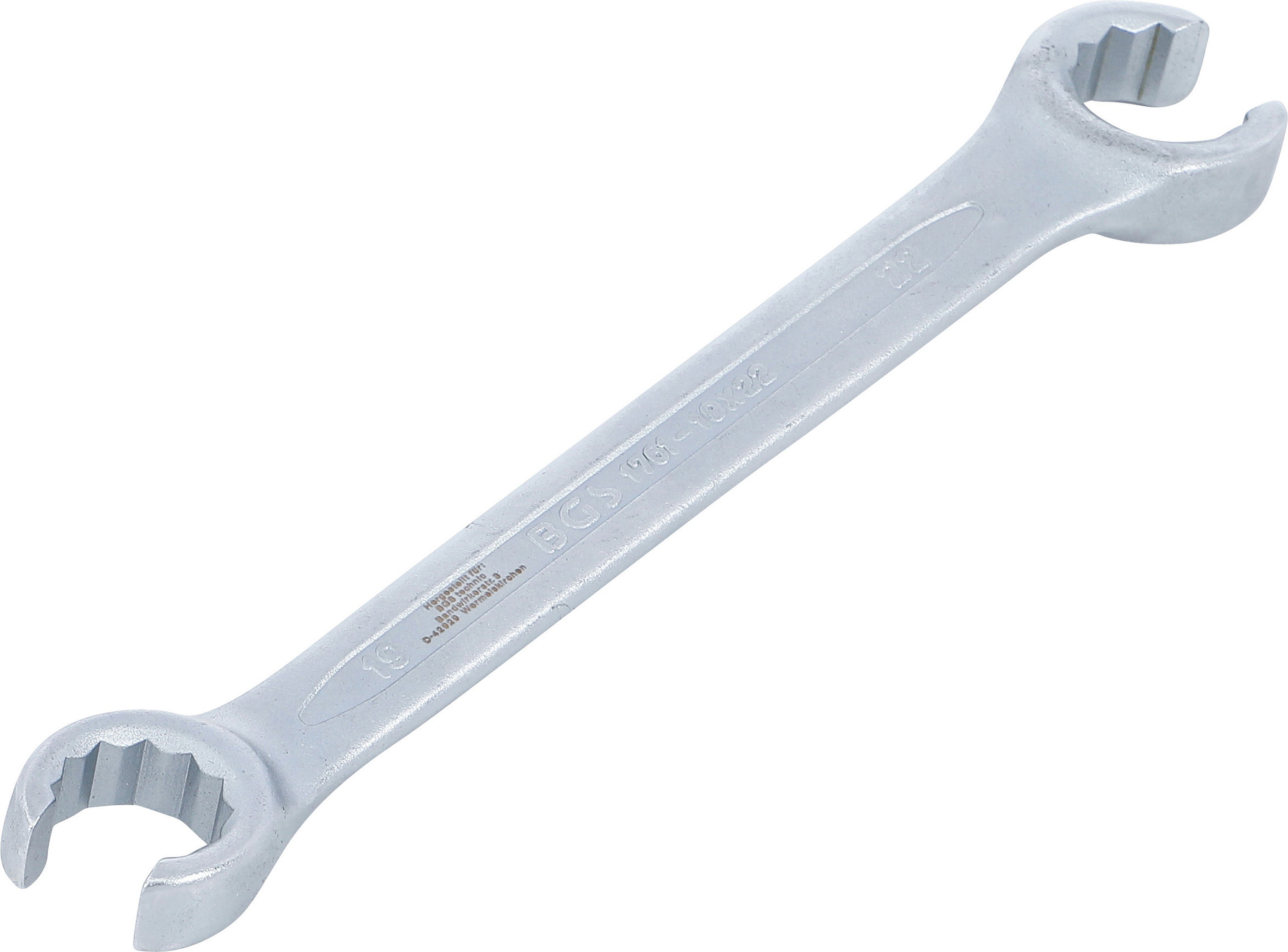 BGS Offener Doppel-Ringschlüssel | SW 19 x 22 mm