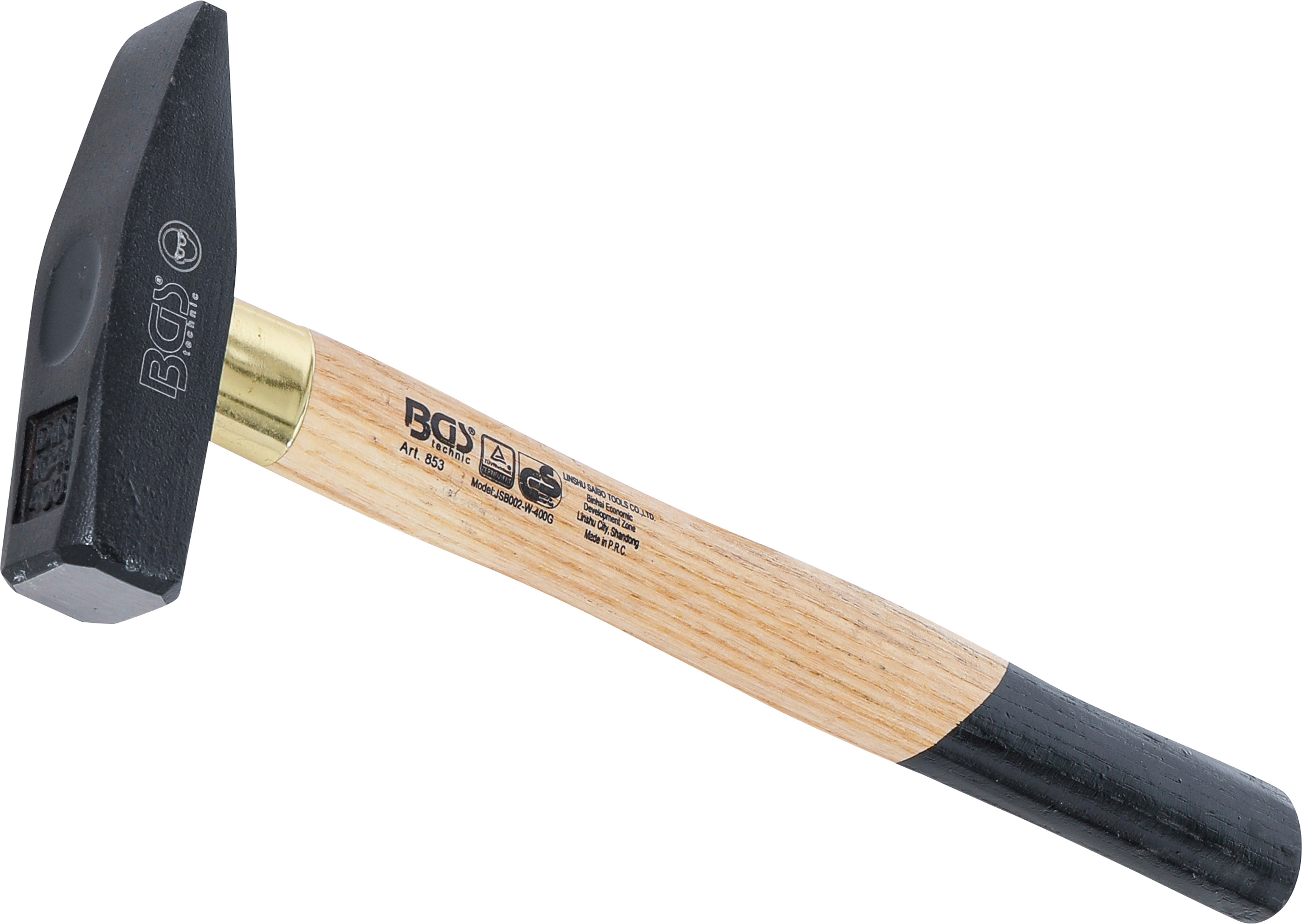 BGS Schlosserhammer | Holz-Stiel | DIN 1041 | 400 g