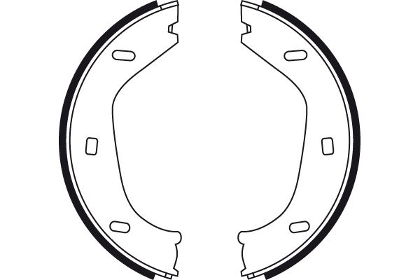 Bremsbackensatz, Feststellbremse