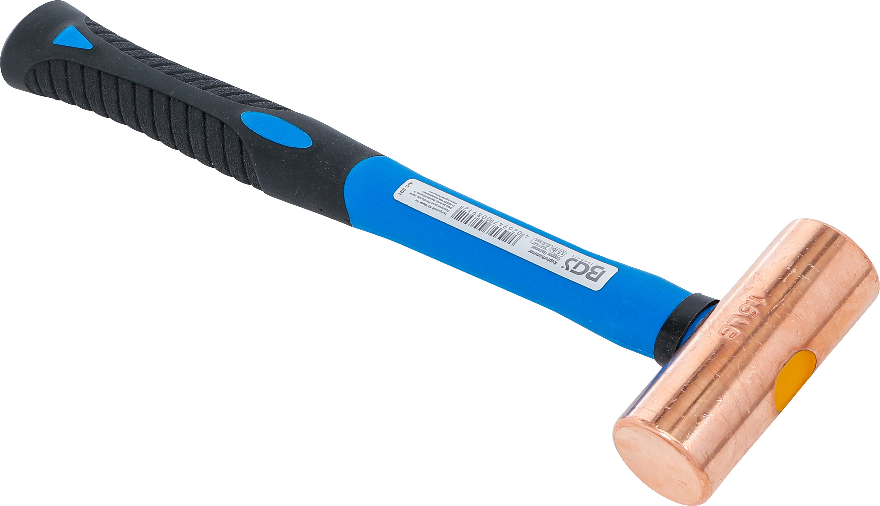 BGS Kupferhammer | Fiberglasstiel | Ø 32 mm | 680 g (1.5 lb) - Kopf