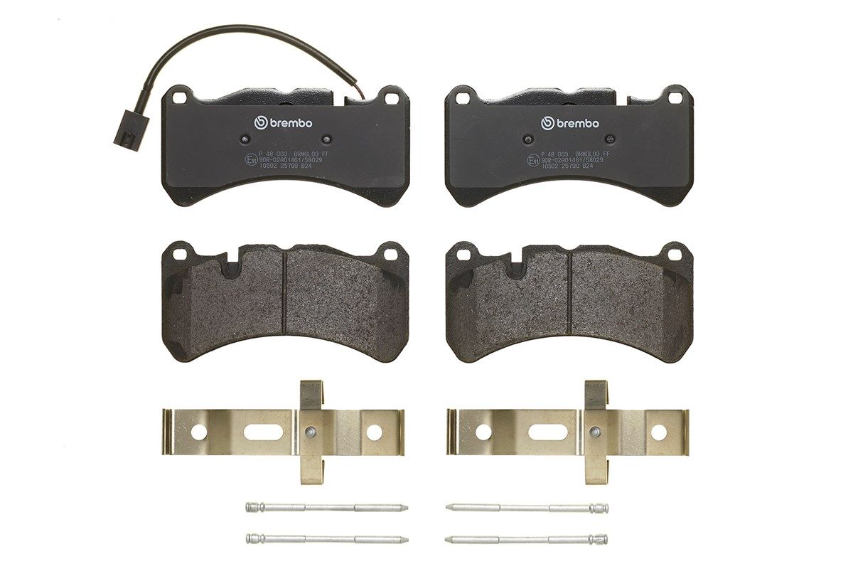 Bremsbelagsatz, Scheibenbremse