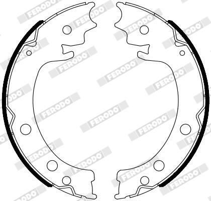 Bremsbackensatz, Feststellbremse