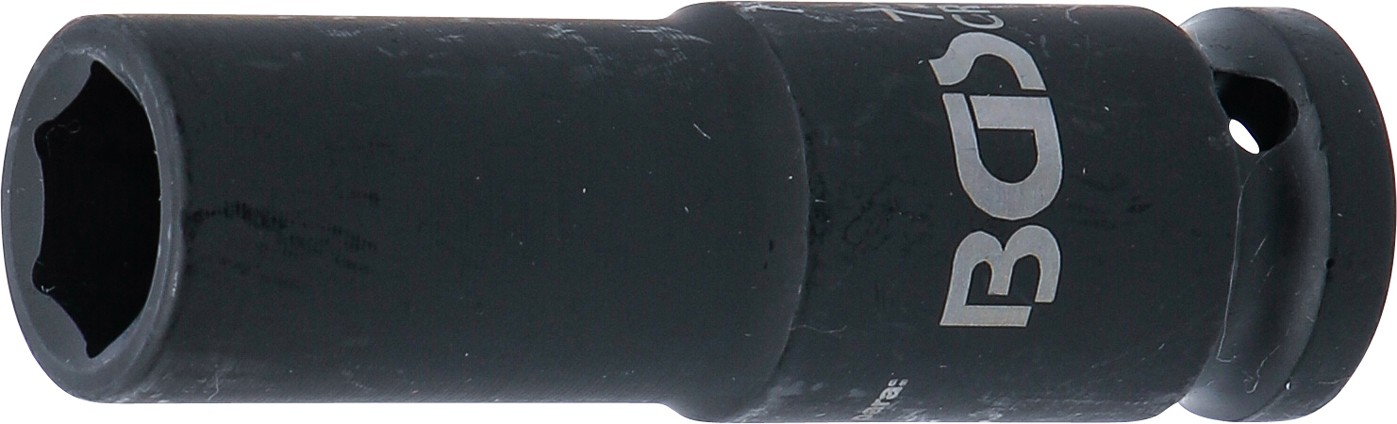 BGS Kraft-Steckschlüssel-Einsatz Sechskant, tief | Antrieb Innenvierkant 12,5 mm (1/2") | SW 14 mm