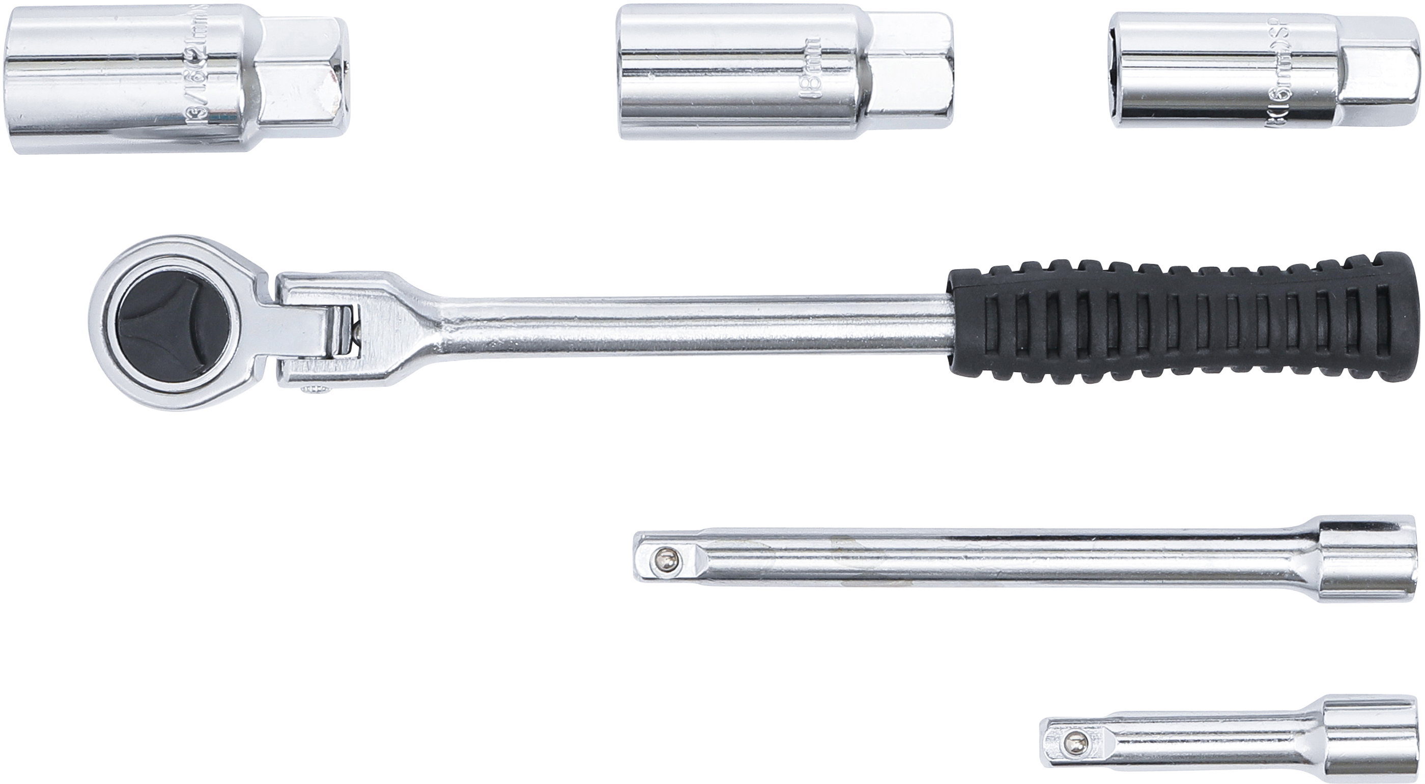 BGS Zündkerzen-Werkzeug-Satz | Antrieb 10 mm (3/8") | 6-tlg.