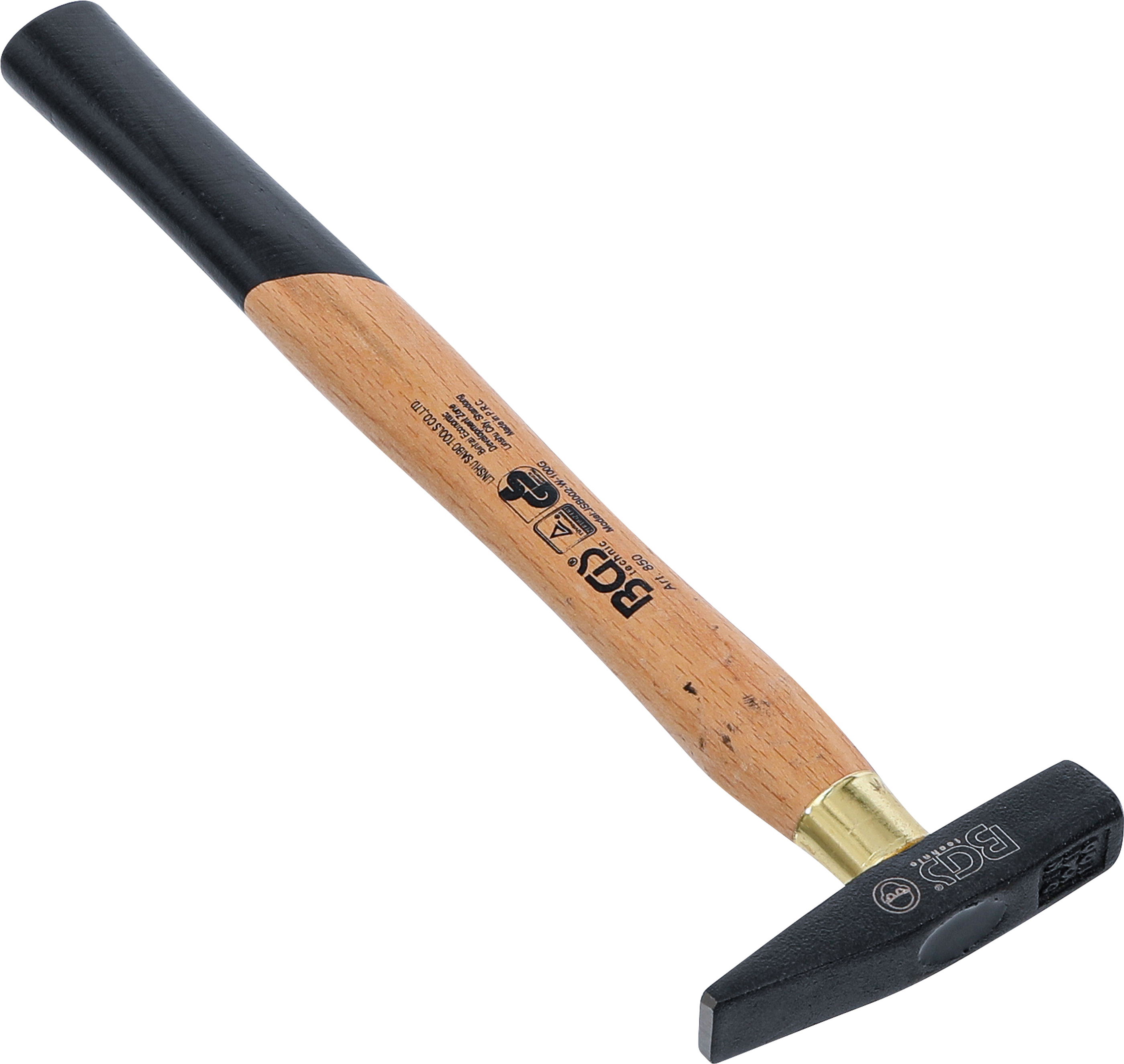 BGS Schlosserhammer | Holz-Stiel | DIN 1041 | 100 g