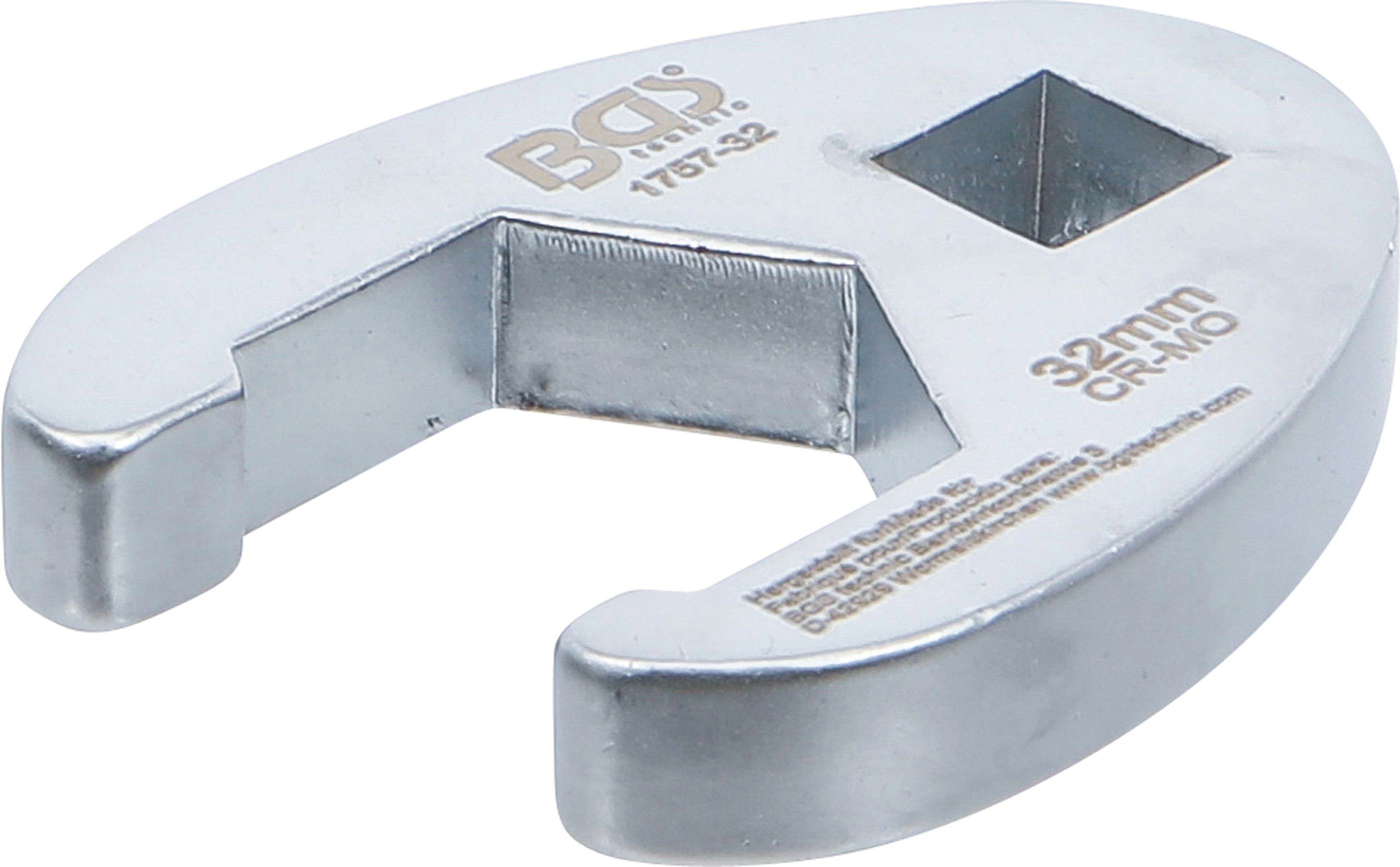 BGS Hahnenfußschlüssel | Antrieb Innenvierkant 12,5 mm (1/2") | SW 32 mm