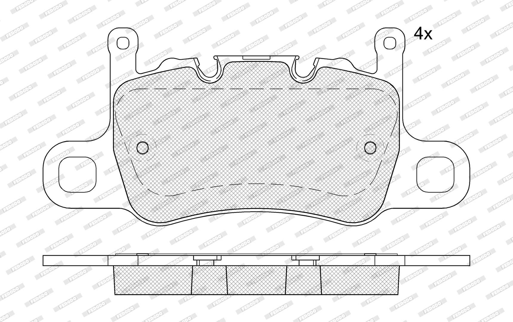 Bremsbelagsatz, Scheibenbremse
