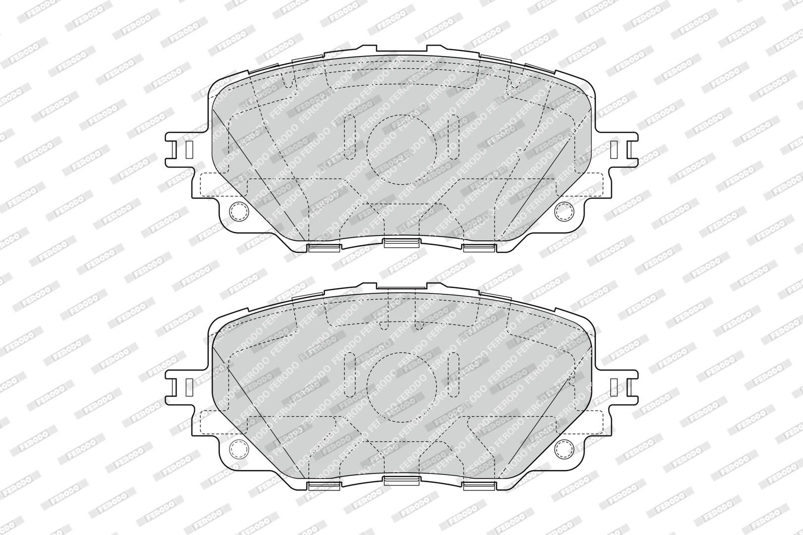 Bremsbelagsatz, Scheibenbremse