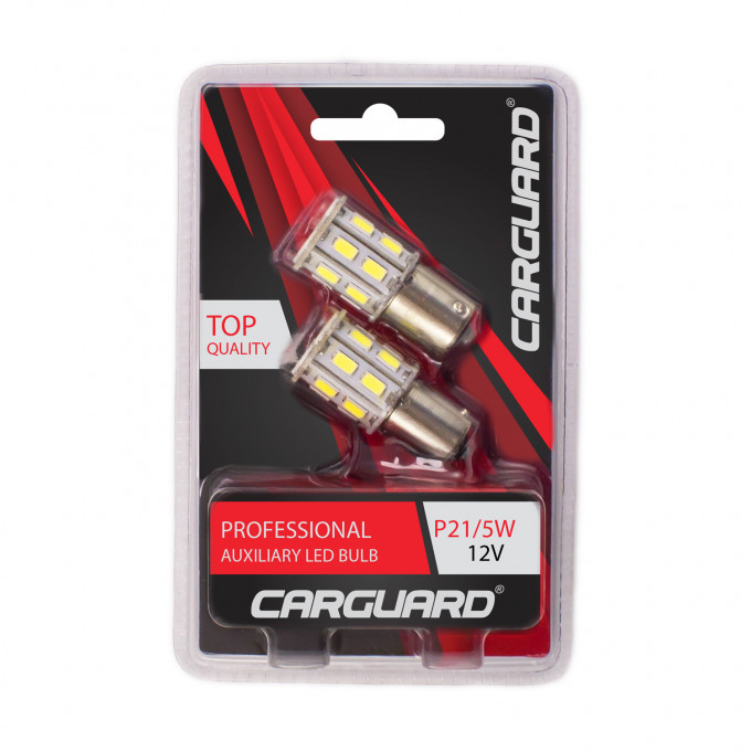 Carguard LED Lampe 12V P21/5W BAY15D SMD 2er Set