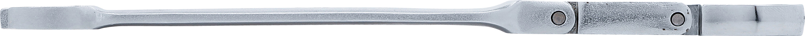 BGS Doppelgelenk-Ratschenring-Maulschlüssel | abwinkelbar | SW 13 mm