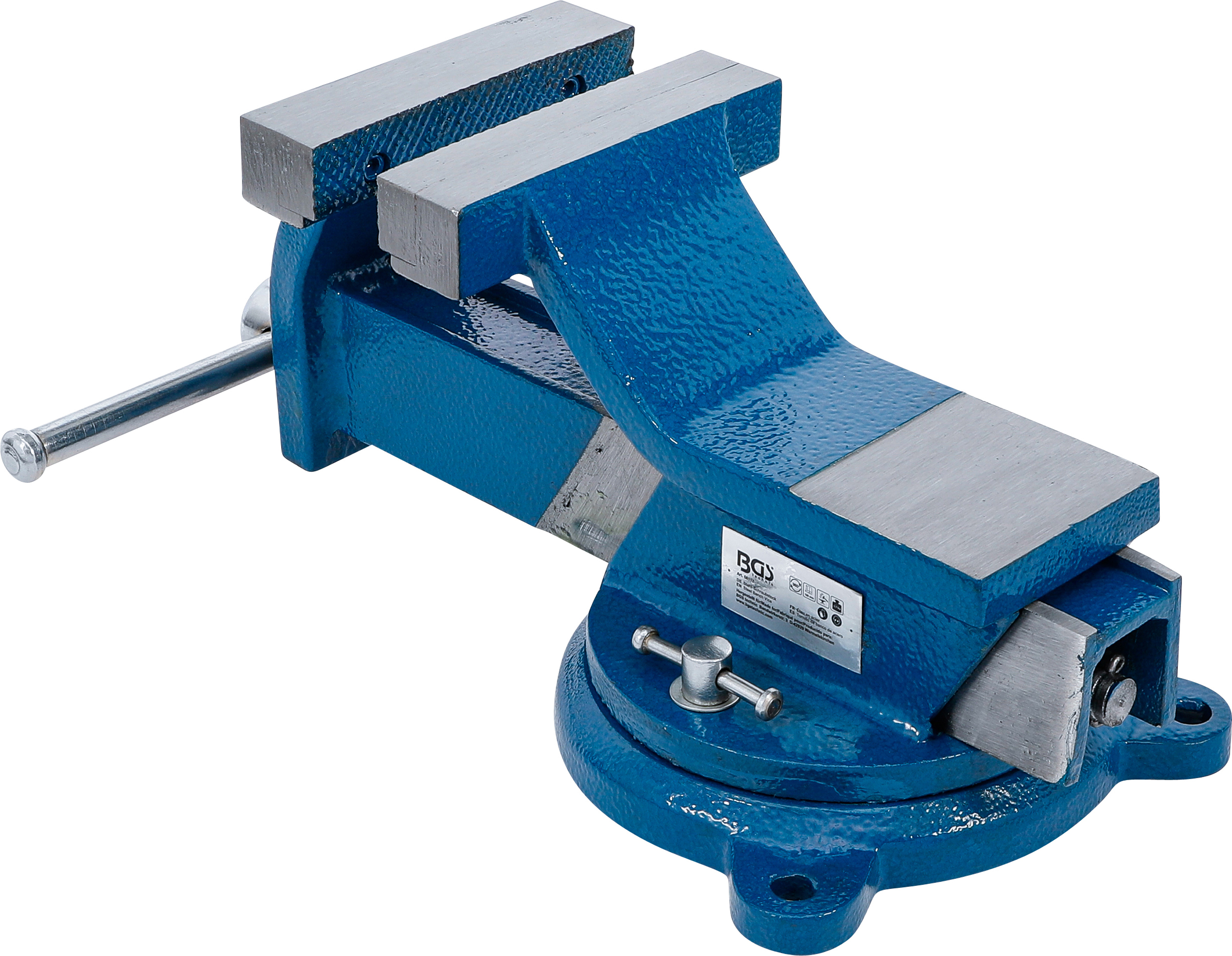 BGS Stahl-Schraubstock | geschmiedet | 125 mm Spannbacken