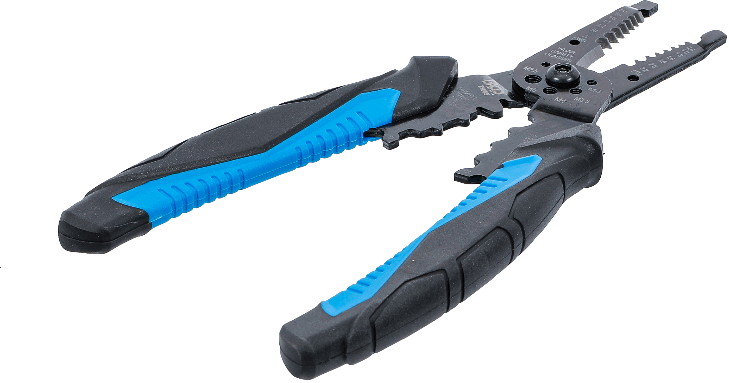 BGS Kabel-Abisolier- und Crimpzange | 210 mm