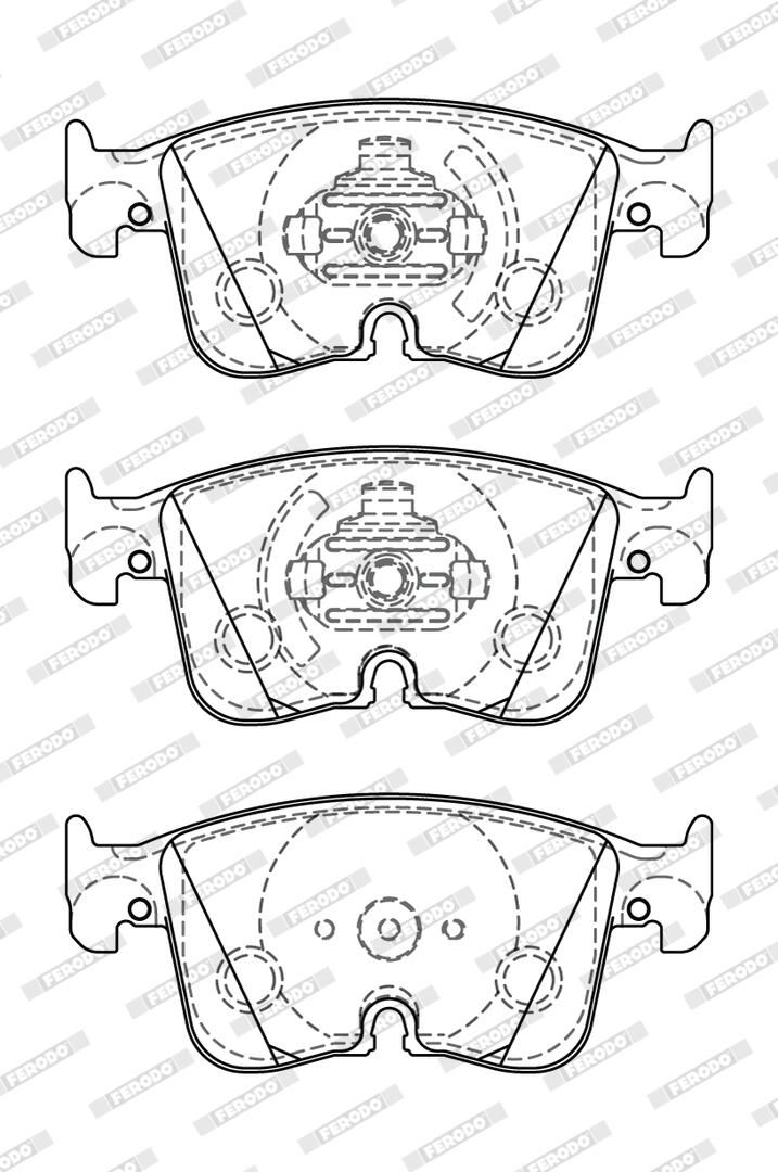 Bremsbelagsatz, Scheibenbremse