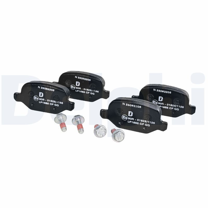 Bremsbelagsatz hinten , passt zu: ALFA ROMEO 147, 156, GT; FIAT LINEA; LANCIA LYBRA 1.4-3.2 02.97-