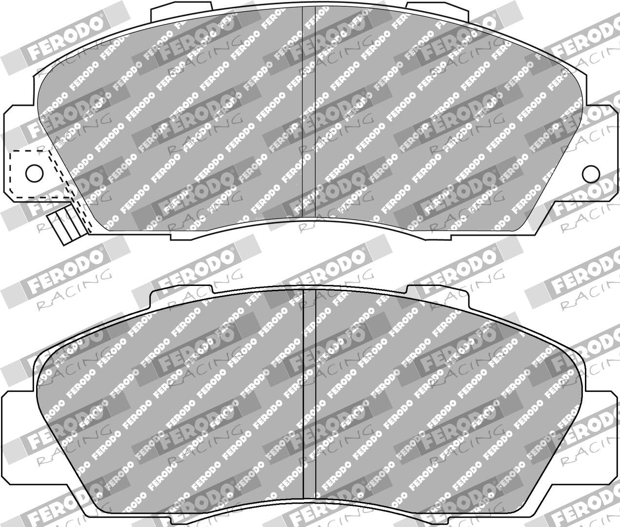 Bremsbelagsatz, Scheibenbremse
