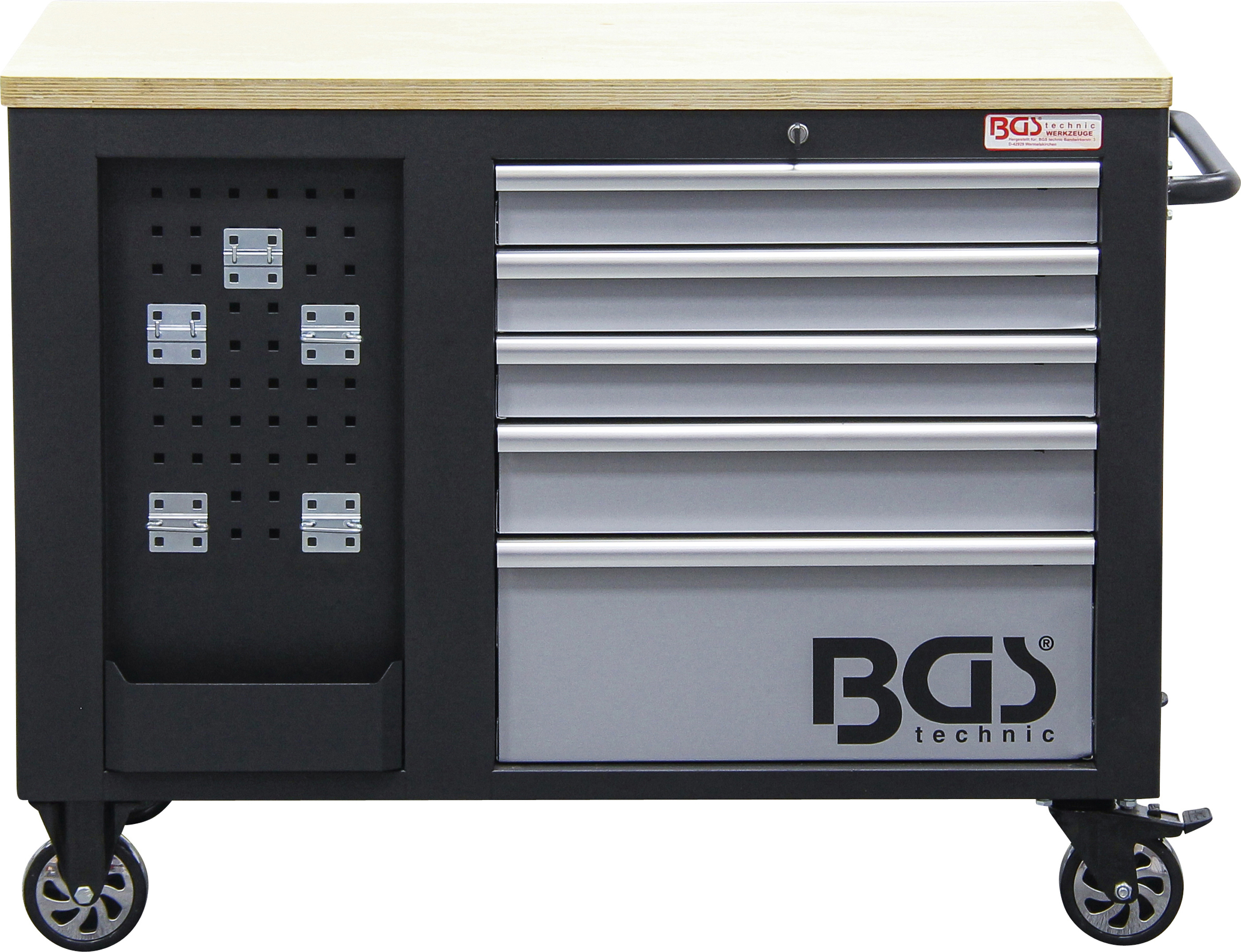 BGS Werkstattwagen | 2 x 5 Schubladen | 1 Schrank | leer