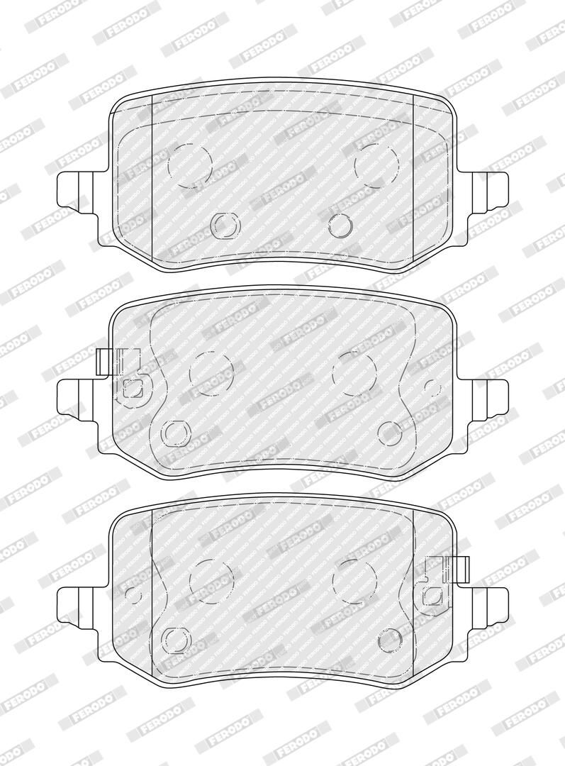 Bremsbelagsatz, Scheibenbremse