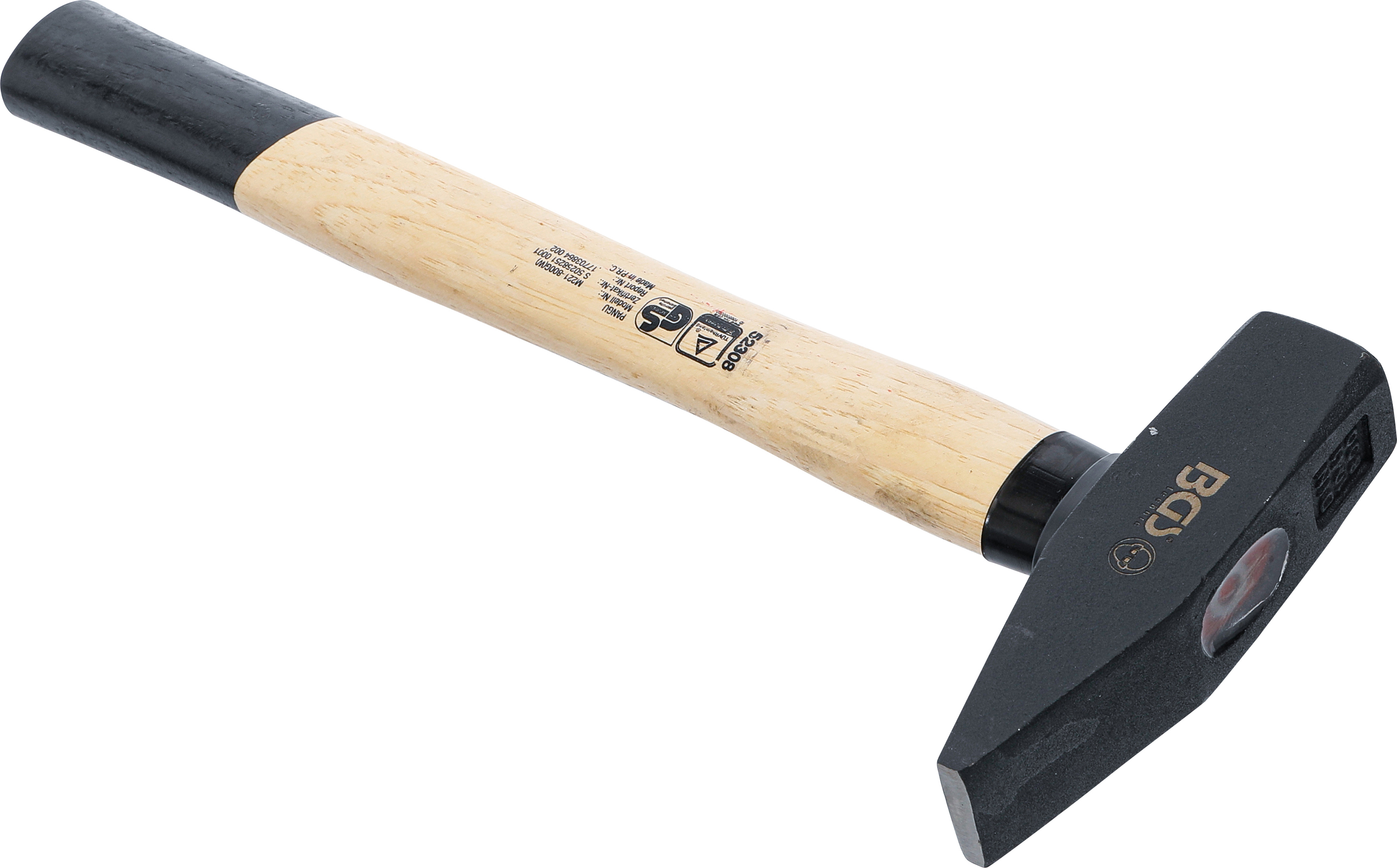 BGS Schlosserhammer | Hickory-Stiel | DIN 1041 | 800 g