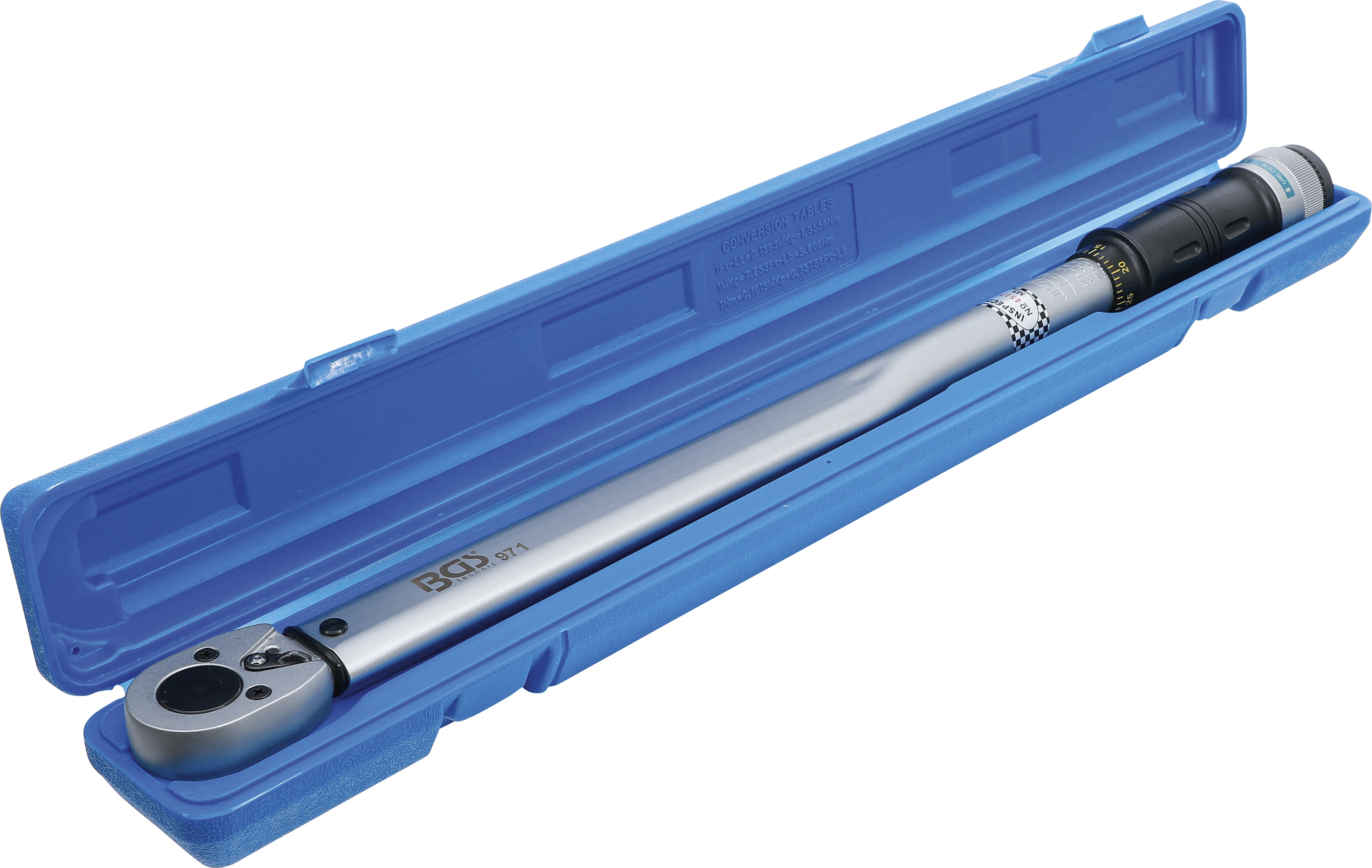 BGS Drehmomentschlüssel | Abtrieb Außenvierkant 12,5 mm (1/2") | 70 - 350 Nm