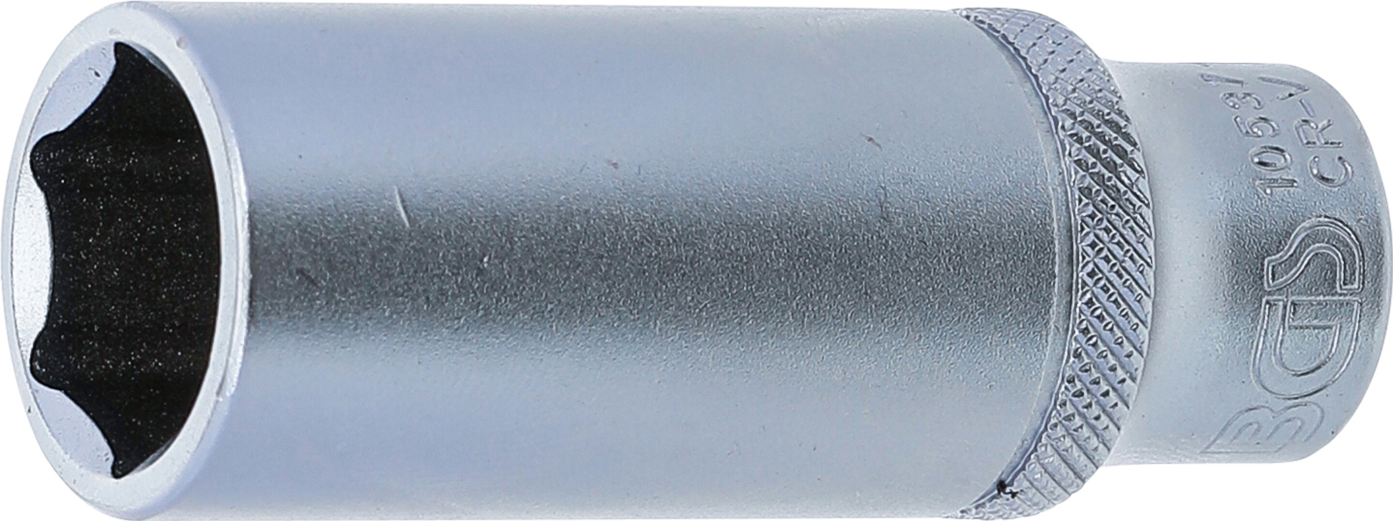 BGS Steckschlüssel-Einsatz Sechskant, tief | Antrieb Innenvierkant 10 mm (3/8") | SW 17 mm