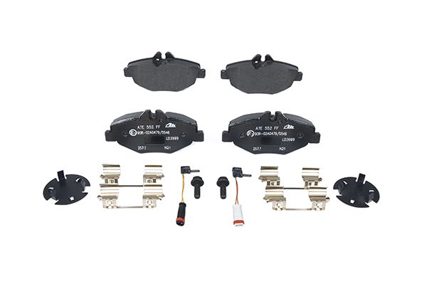 Bremsbelagsatz, Scheibenbremse