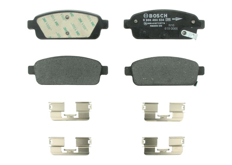 BOSCH Bremsbelagsatz Bremsbeläge 0 986 494 634